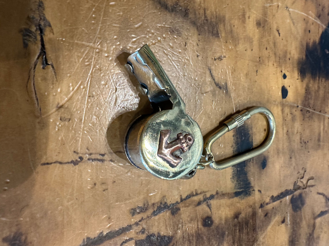 Whistle Anchor Keyring