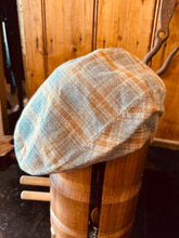 Load image into Gallery viewer, Check Cotton Ivy Cap
