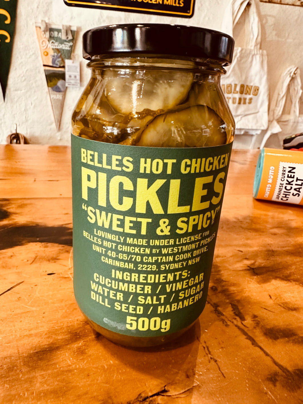 Belle’s Hot Chicken Pickles
