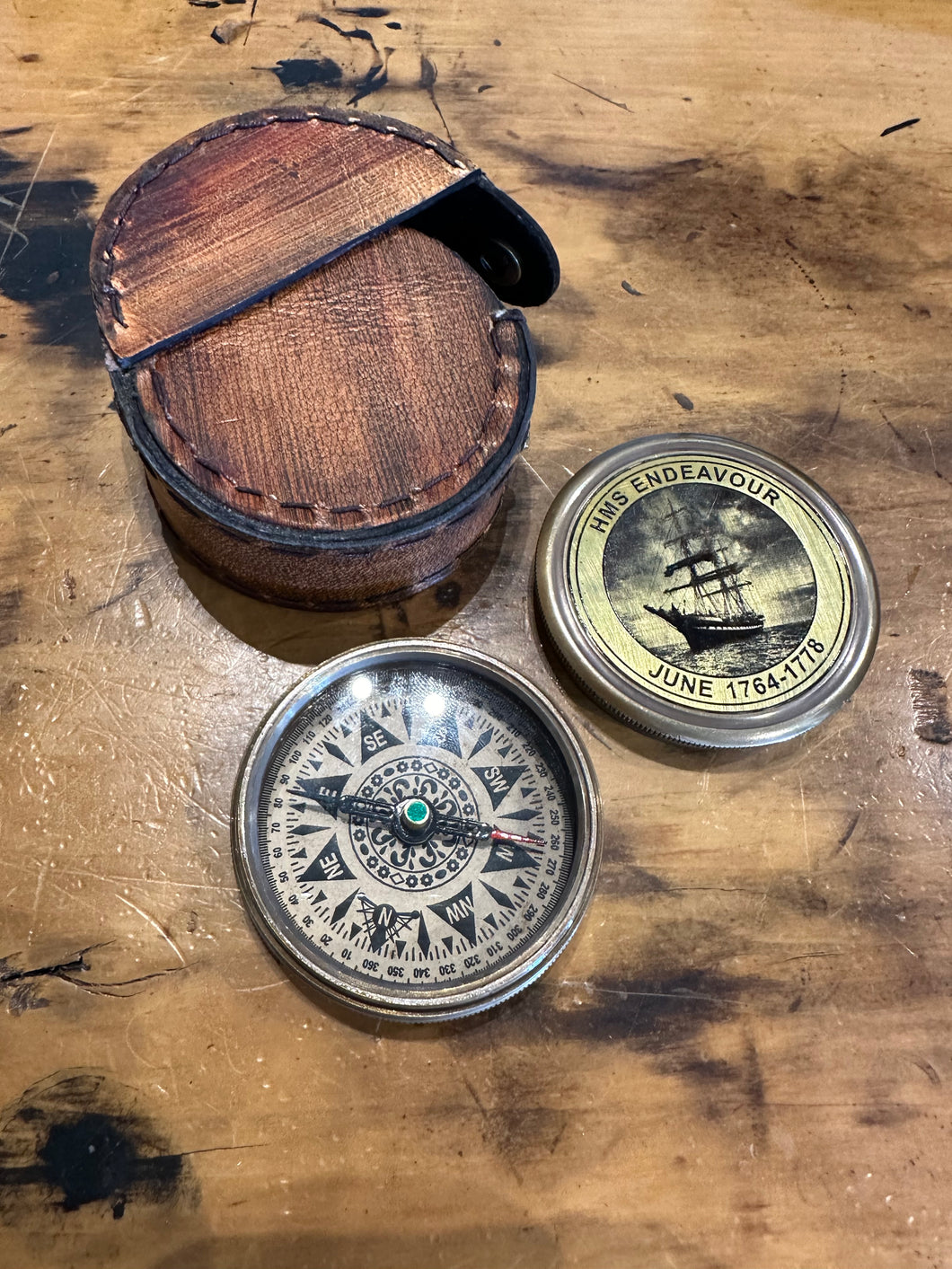 HMS Endeavour Compass