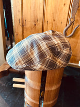 Load image into Gallery viewer, Check Cotton Ivy Cap
