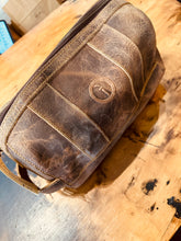Load image into Gallery viewer, Leather Toiletries Dopp Bag
