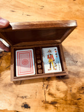 Load image into Gallery viewer, Playing Cards in Wooden Box
