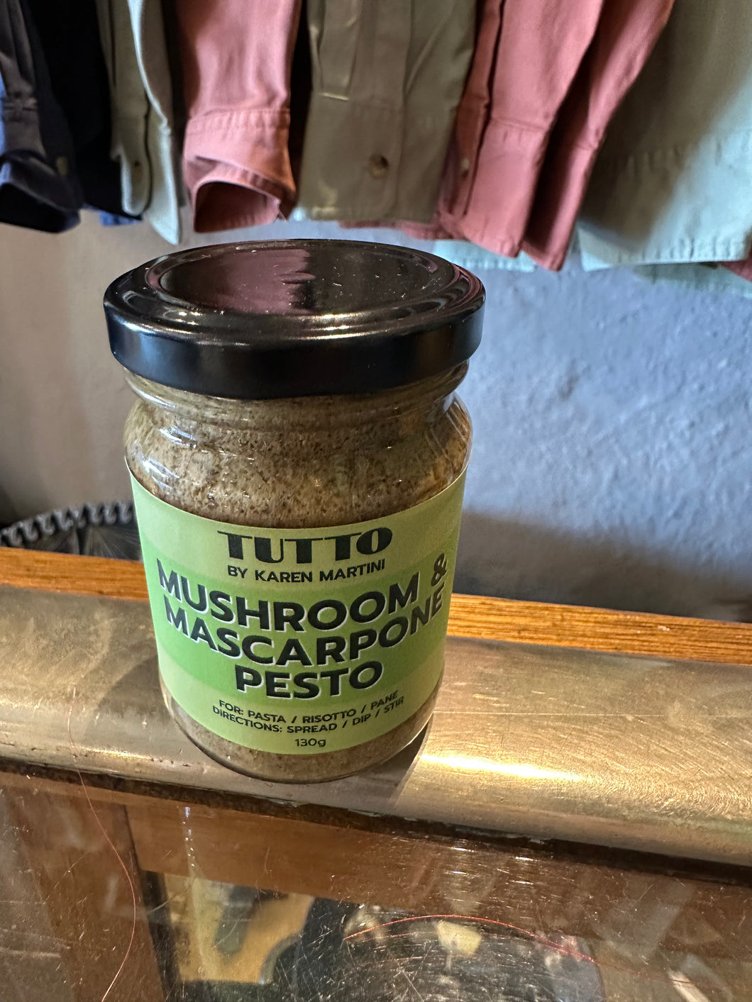Mushroom and Mascapone Pesto