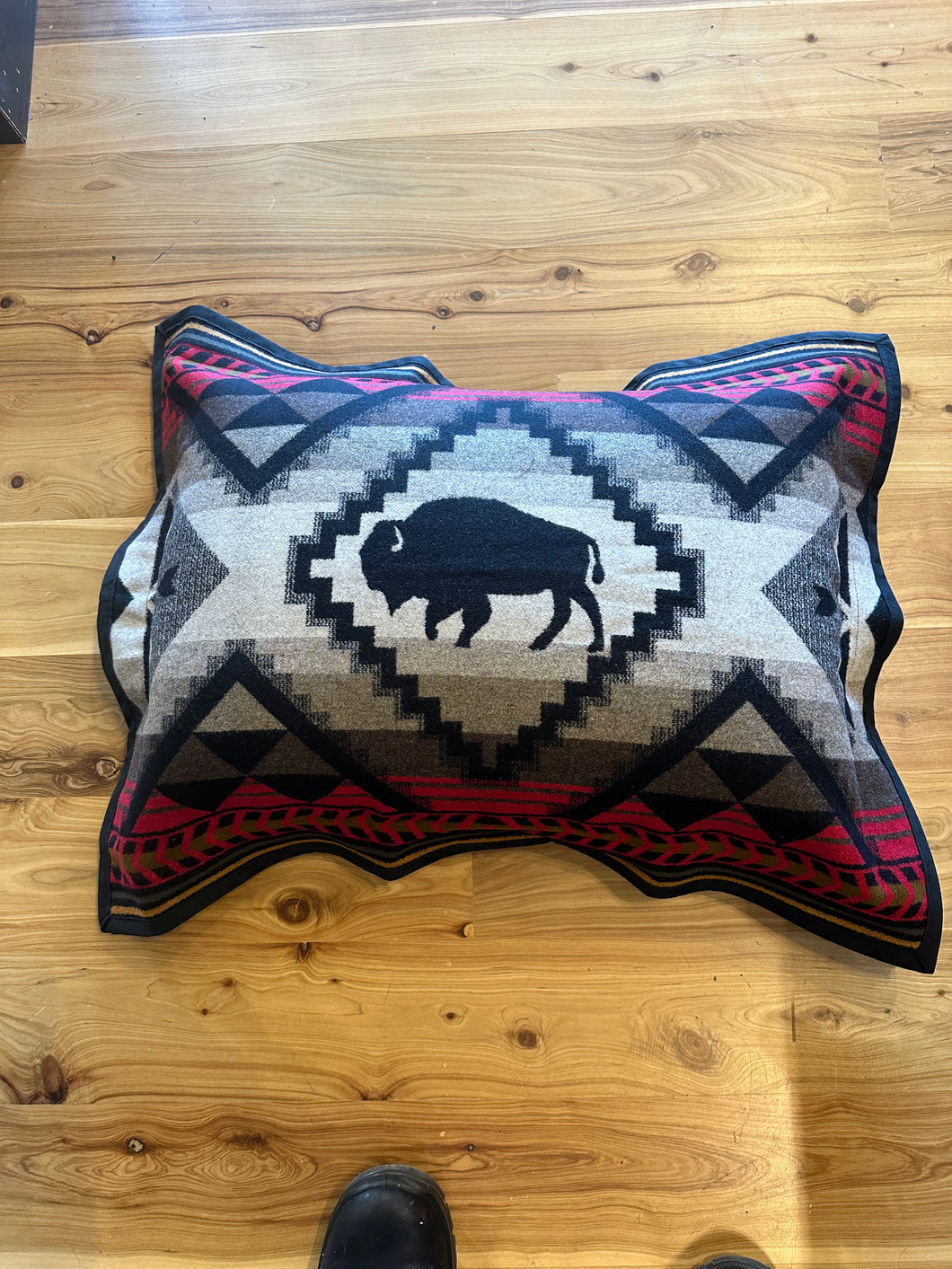 Pendleton Bison pillow