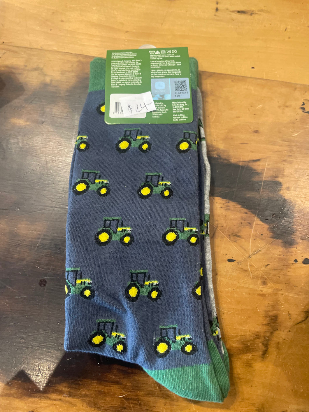 John Deere Socks Tractor