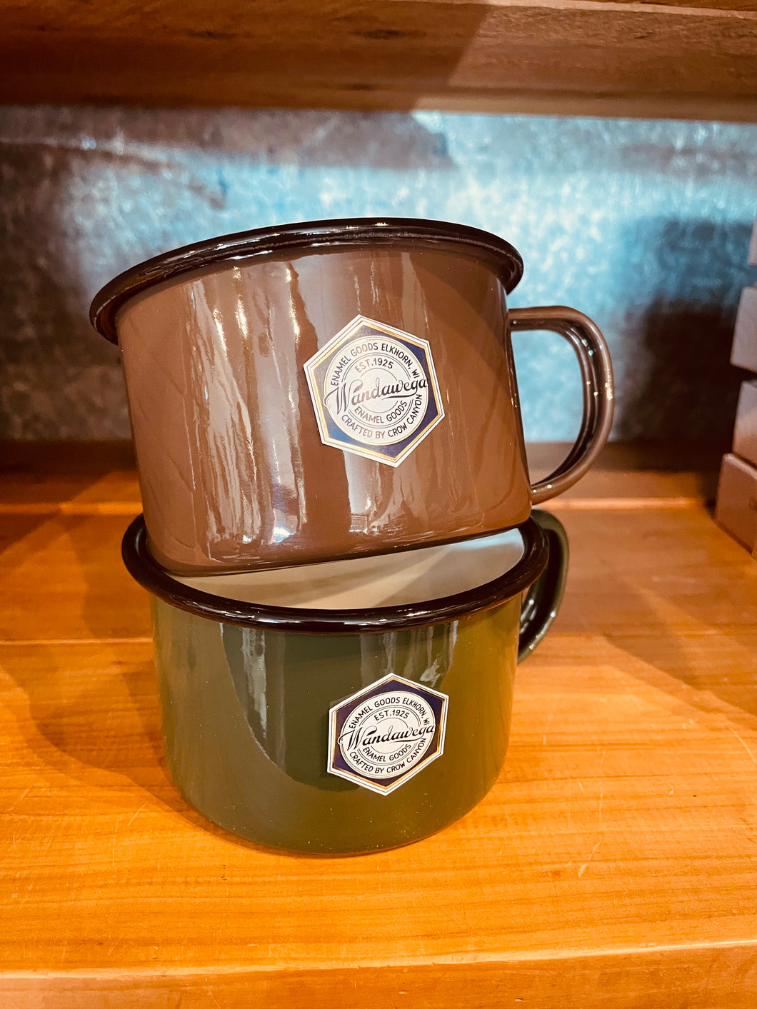 Enamel Soup Mug