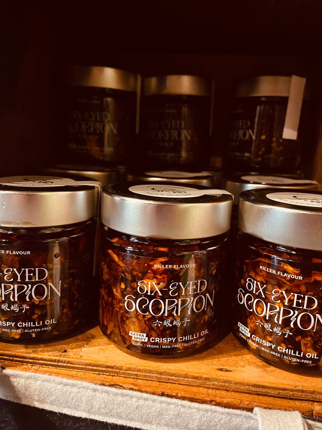 Six Eyed Scorpion Crispy Chilli Oil
