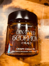 Load image into Gallery viewer, Six Eyed Scorpion Crispy Chilli Oil

