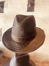 Load image into Gallery viewer, Weathered Cotton Fedora
