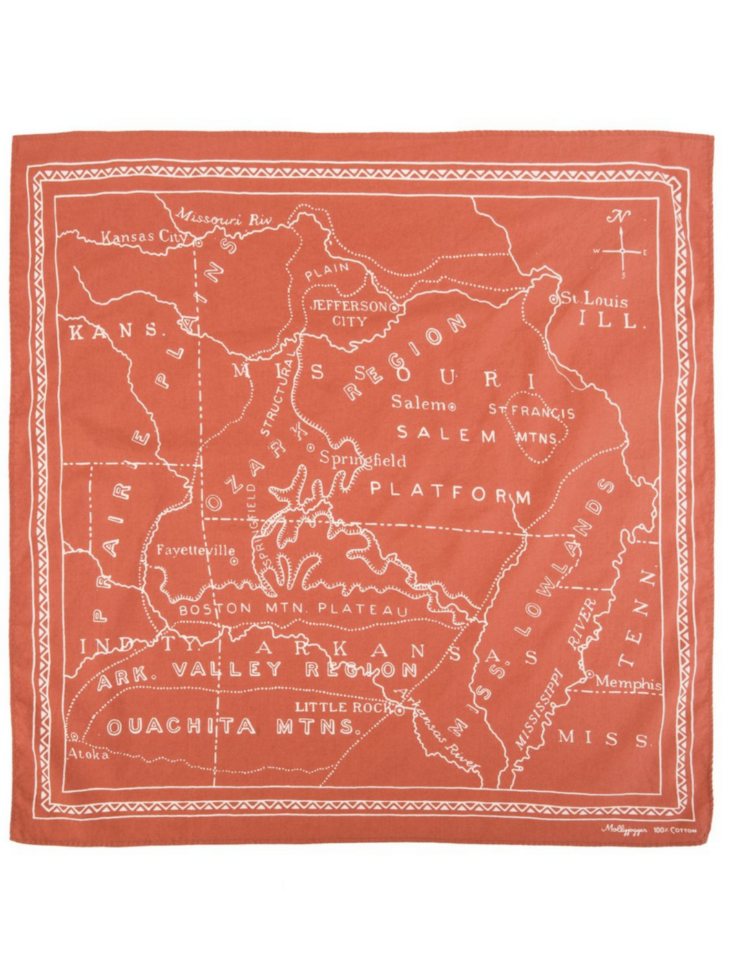 Mollyjogger - Ozarks 1900 Bandanna