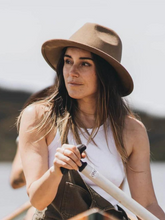 Load image into Gallery viewer, William Oak - Wide Brim Fedora
