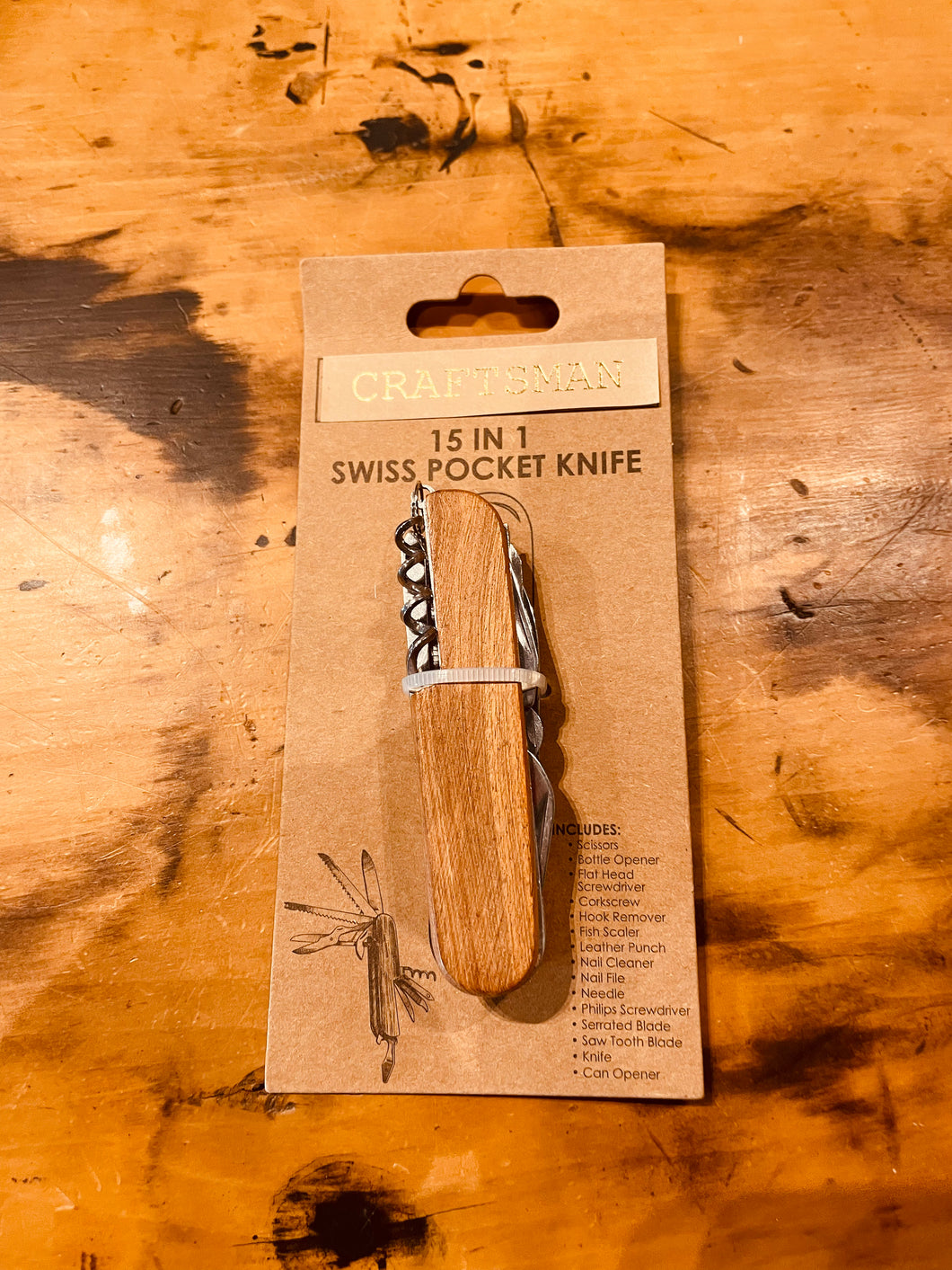 Swiss Style Pocket Knife