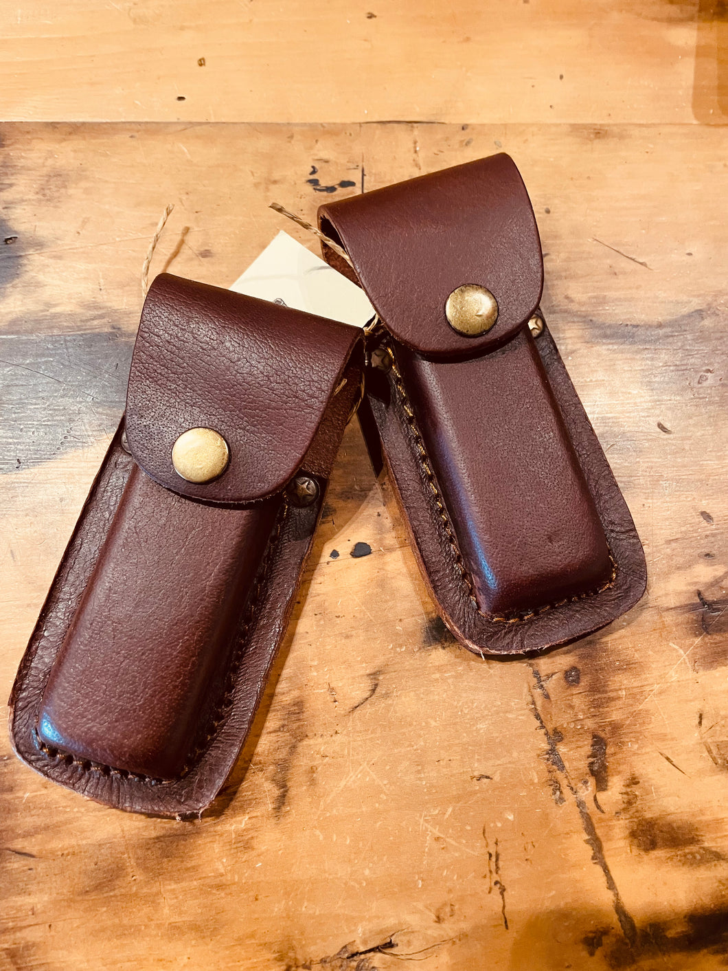 Leather Pocket Knife Sheath