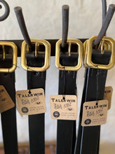 Load image into Gallery viewer, Alex The Blacksmith - Black Italian Butt Leather Belts
