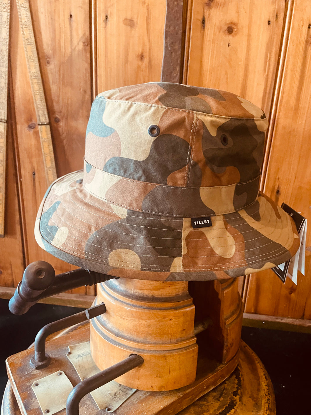 Tilley Waxed Camo Bucket