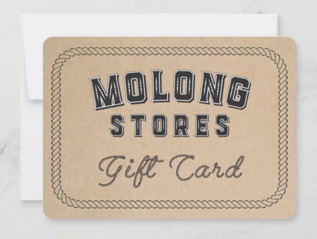 Gift Cards - Molong Stores