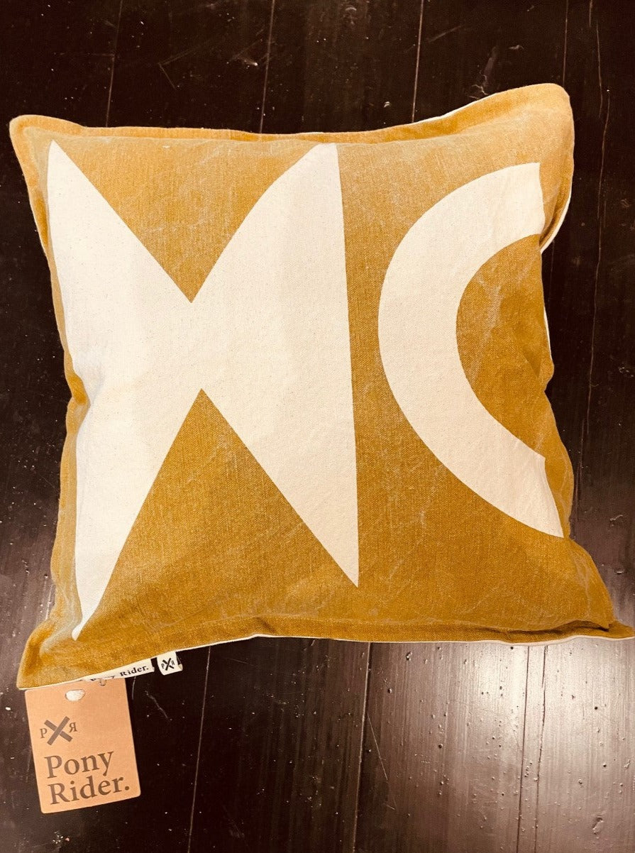 Pony Rider - Woman Cushion - Tan
